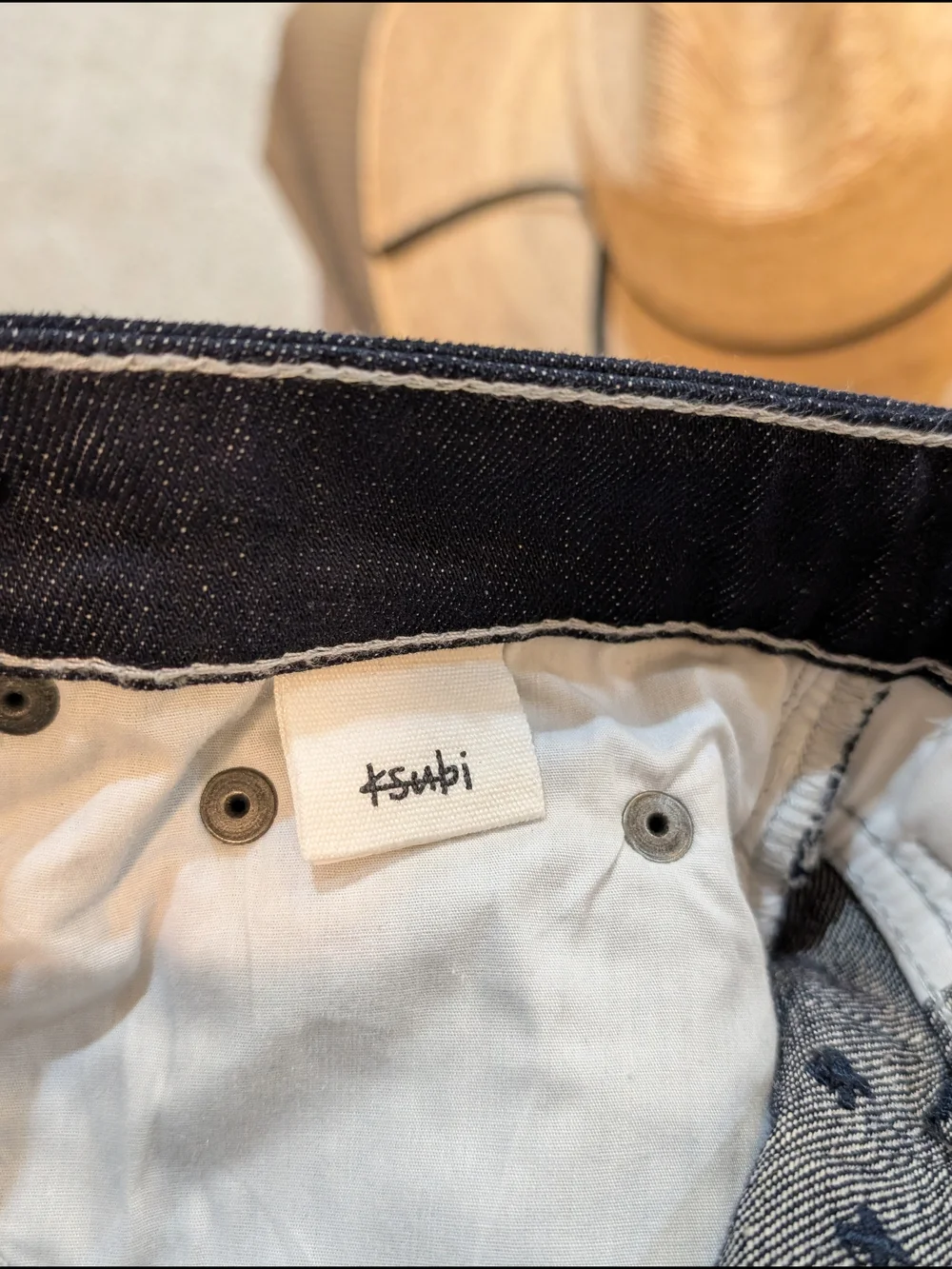 Ksubi Empire Jean Women's Straight-Leg Dark Indigo Jeans Size 26 New Without Tag